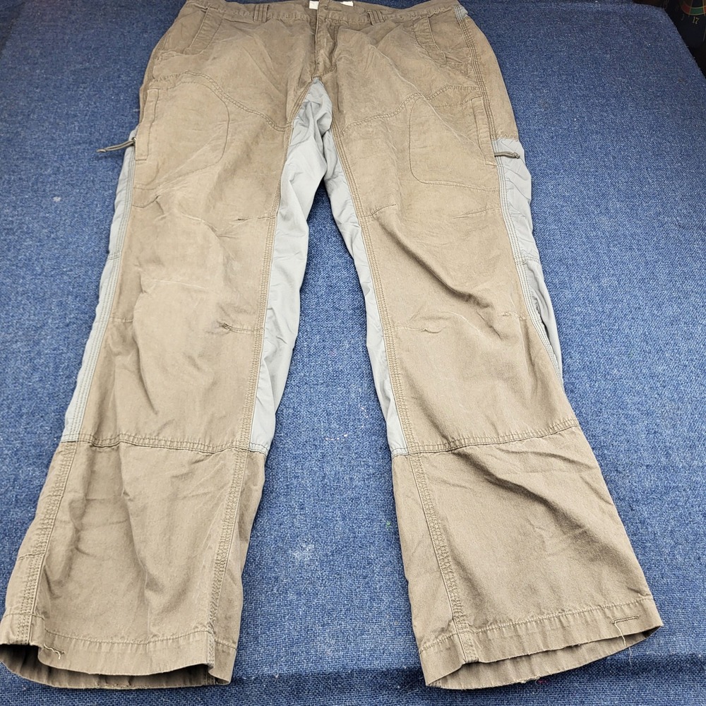 Mountain Khakis Equinox Hybrid Hiking Cargo Pants Two Tone Men Classic Fit 36x32